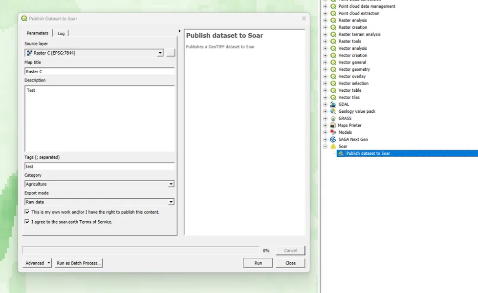 Upload product to Soar via processing tools